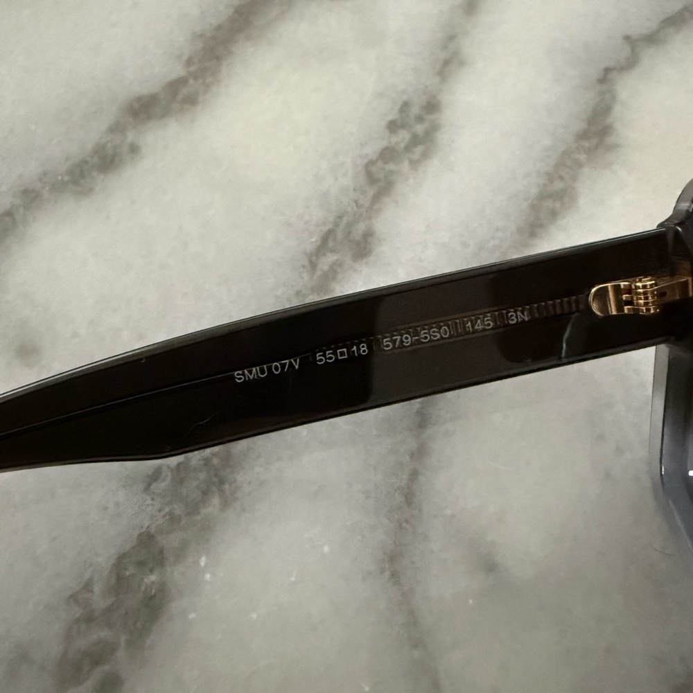 MIU MIU GREY GRADIENT GEOMETRIC SUNGLASSES SMU 07V - Picture 14 of 14